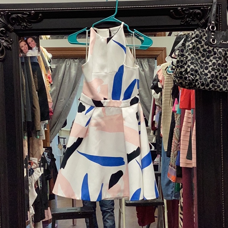 Elliot Headway I’vory Print Skater Dress